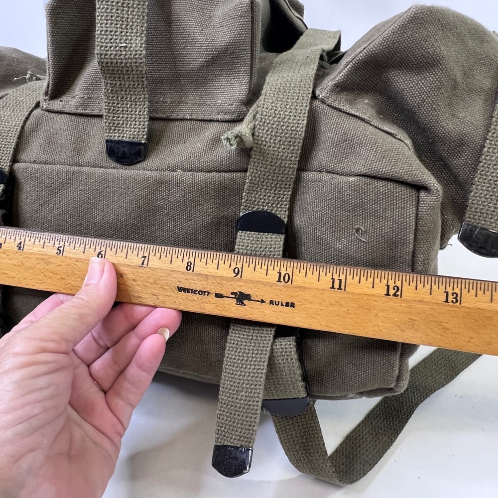 Rothco Olive Drab Mini US Army Style ALICE Pack Canvas Backpack Rucksack - Picture 6 of 15